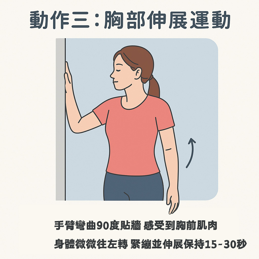 歐承昌骨科診所-胸部伸展運動－矯正圓肩姿勢